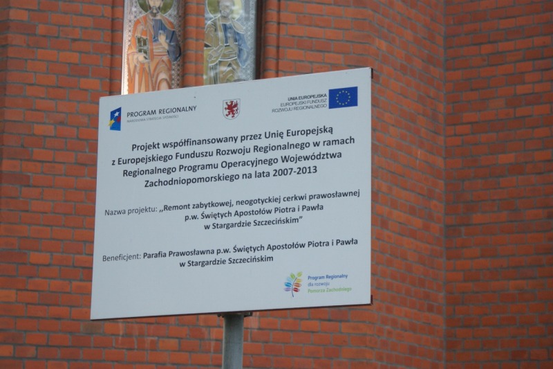 Remont cerkwi w Stargardzie Szczecińskim