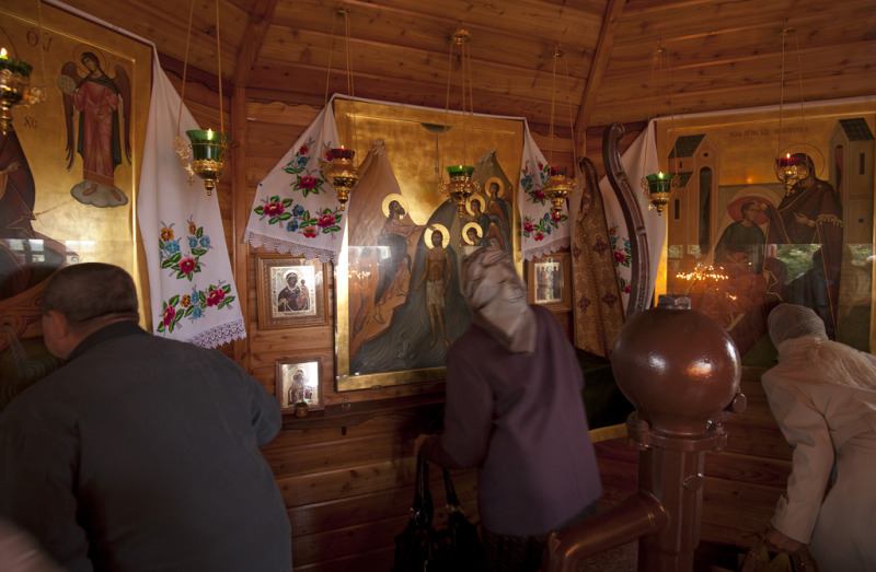 Uroczystości w skicie w Odrynkach