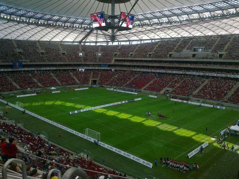 Dzieci z Eleos na Stadionie Narodowym w Warszawie