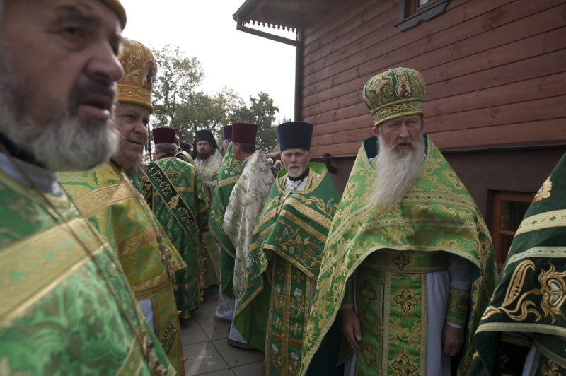 Uroczystości w skicie w Odrynkach