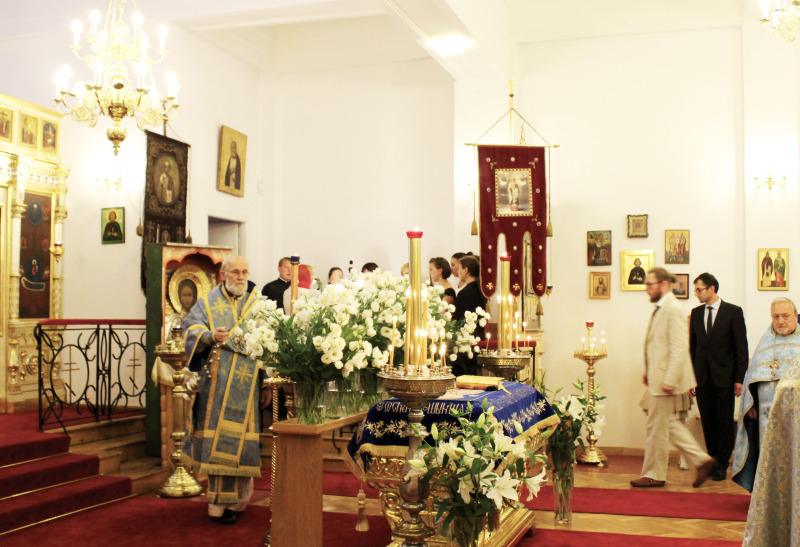 Święto Zaśnięcia Bogurodzicy w krakowskiej cerkwi