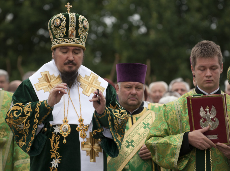 Uroczystości w skicie w Odrynkach
