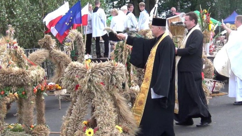 Uroczystości dożynkowe w Rudnej