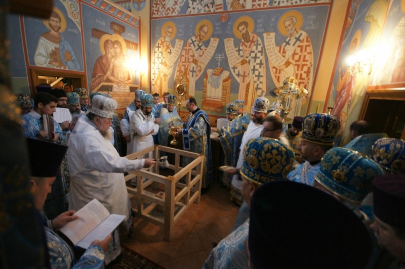 Poświęcenie cerkwi w Zwierkach
