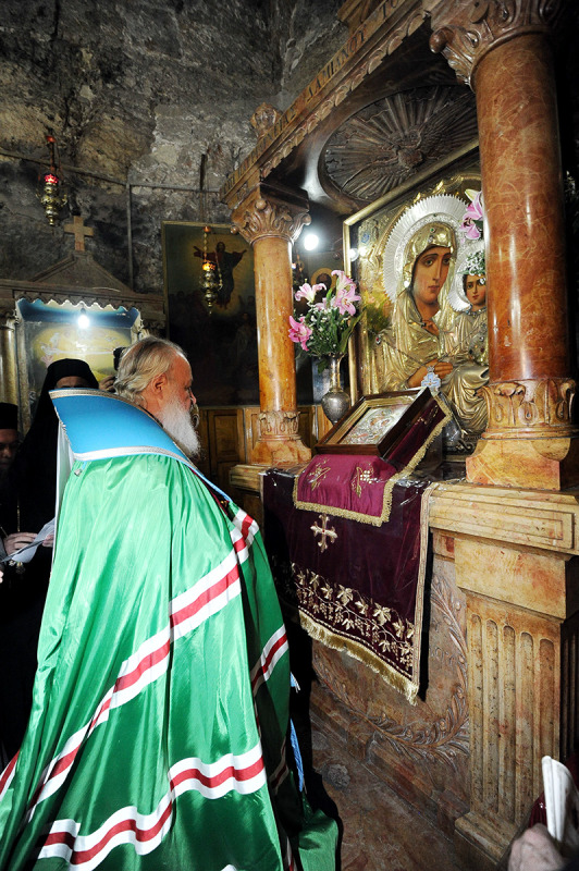 Patriarcha Cyryl w Ziemi Świętej
