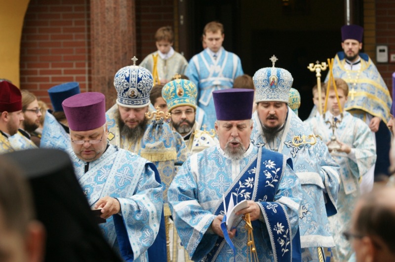 Poświęcenie cerkwi w Zwierkach
