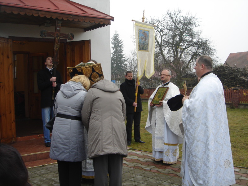 Święto w cerkwi w Lipinach