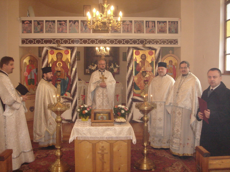 Święto w cerkwi w Lipinach