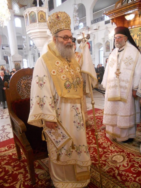 Pierwsza Liturgia nowego patriarchy Antiochii Jana X