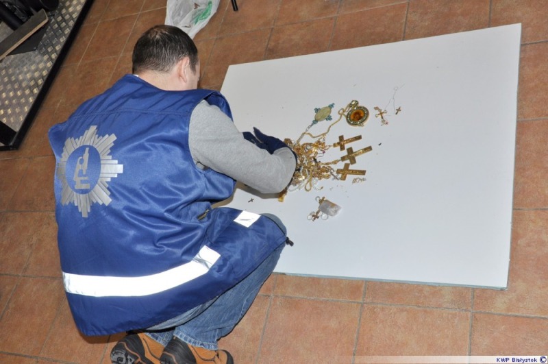 Policja zatrzymała złodzieja z Grabarki i Boratyńca Ruskiego
