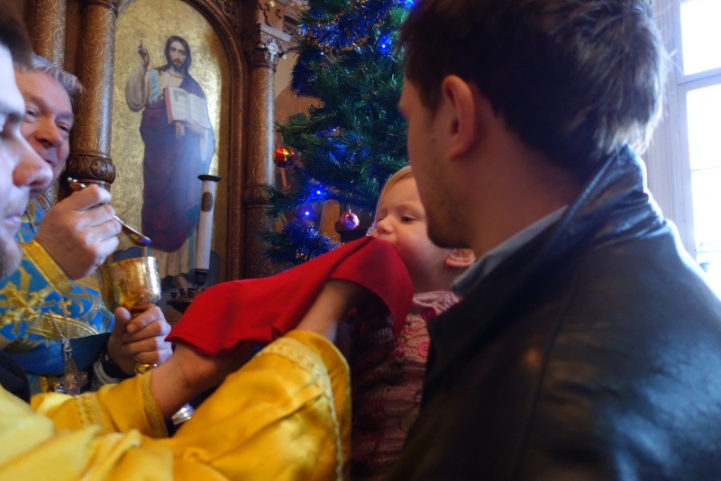 Toruńskie prawosławne spotkania przy choince