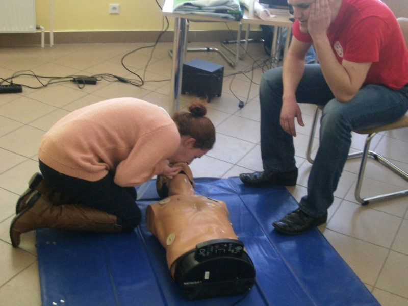 Kurs pierwszej pomocy w parafii św. Ducha