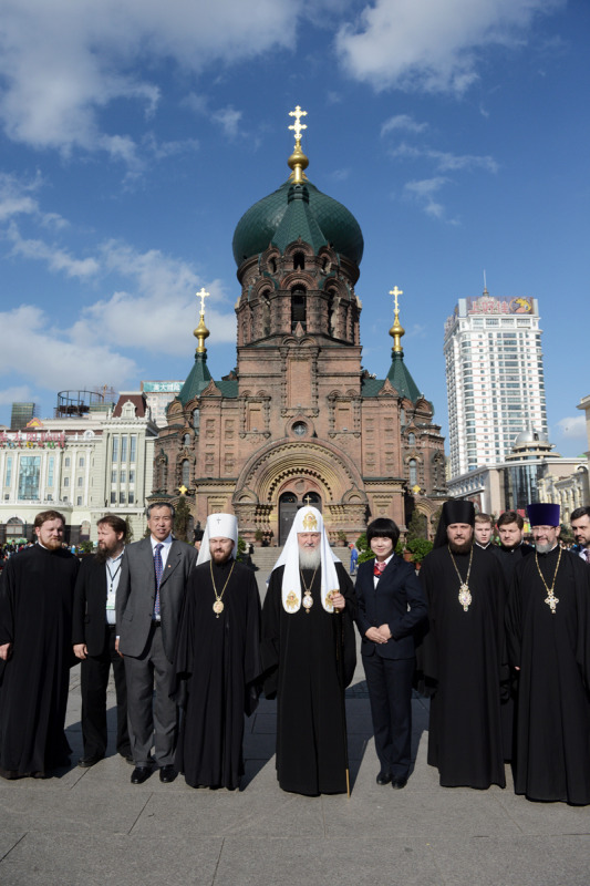 Patriarcha Cyryl w Harbin
