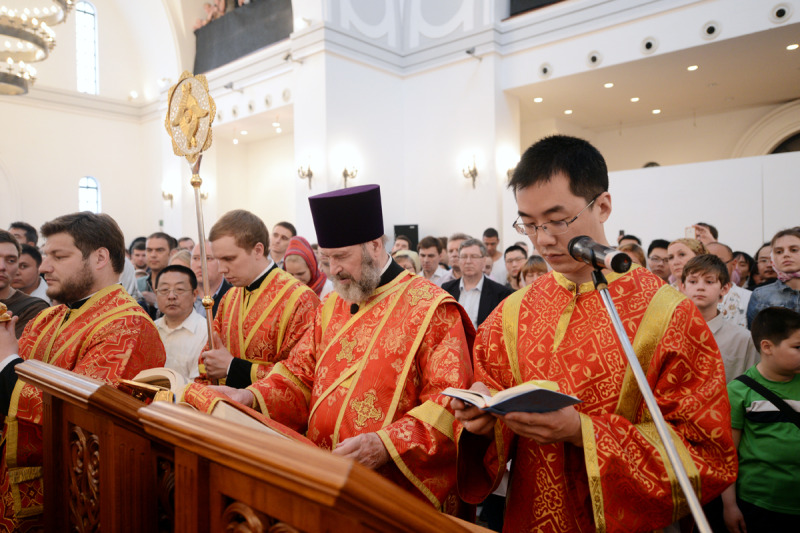 Pierwsza od pół wieku Liturgia w szanghajskim soborze