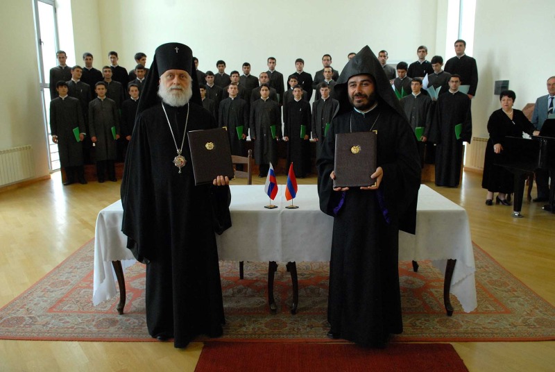 Podpisano specjalne porozumienie pomiędzy rosyjskim i ormiańskim seminarium