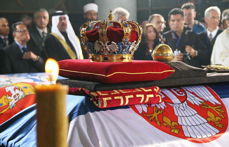 Serbia: pogrzeb ostatniego króla Jugosławii