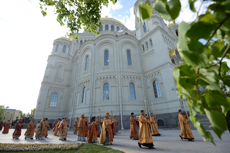 Poświęcenie soboru św. Mikołaja w Kronsztadzie