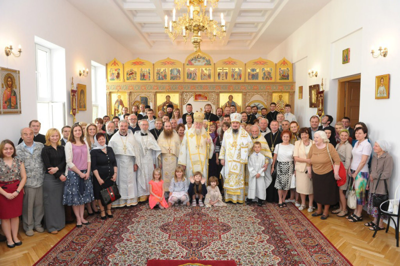 Poświęcenie ołtarza w kaplicy świętych Cyryla i Metodego