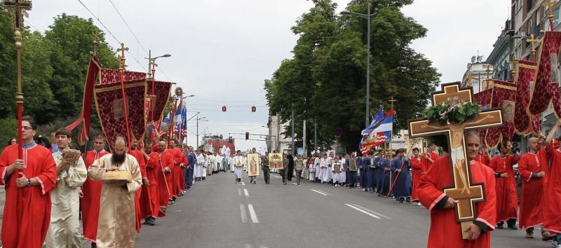 Wniebowstąpienie Pańskie – święto patronalne stolicy Serbii