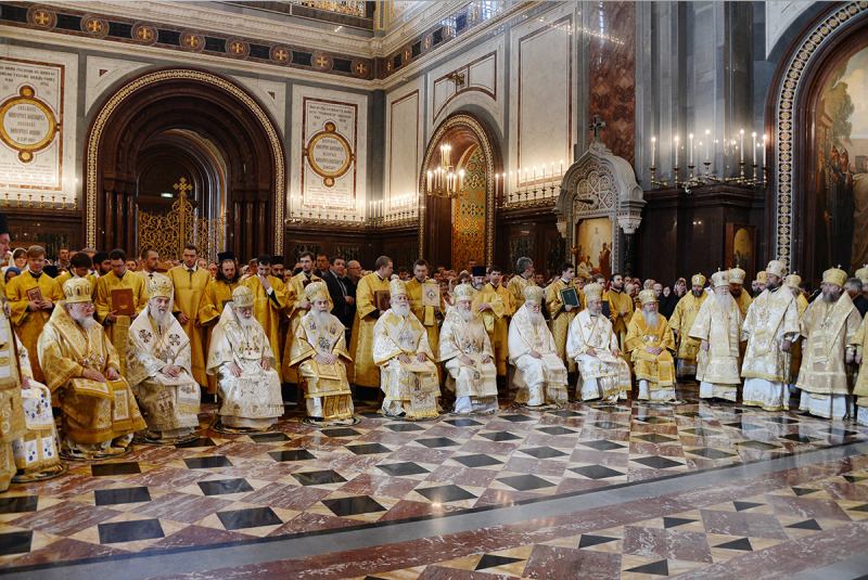 Panprawosławna Boska Liturgia w Moskwie na 1025-lecie chrztu Rusi