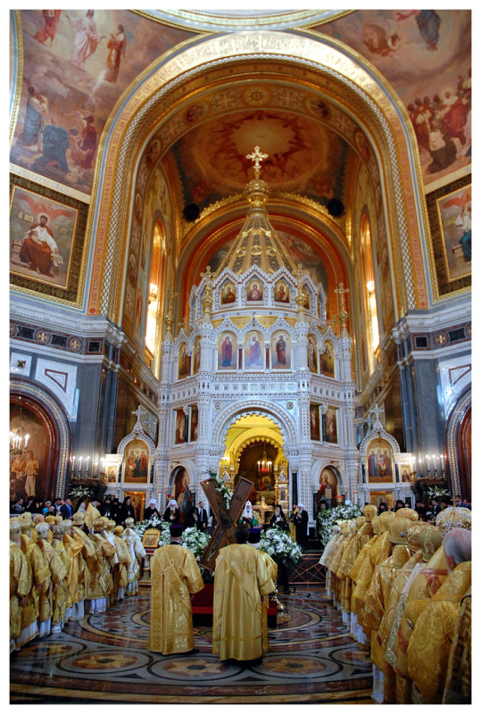 Panprawosławna Boska Liturgia w Moskwie na 1025-lecie chrztu Rusi