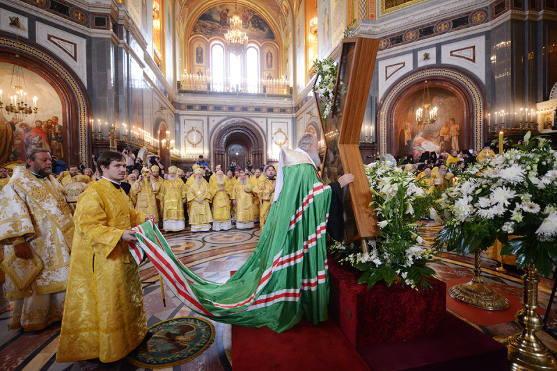 Panprawosławna Boska Liturgia w Moskwie na 1025-lecie chrztu Rusi