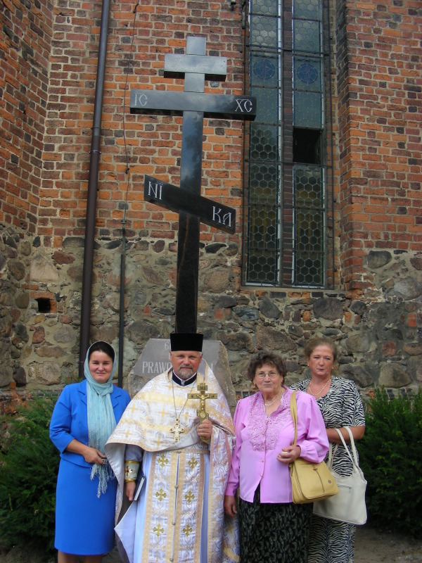 Poświęcenie krzyża w Rudnej