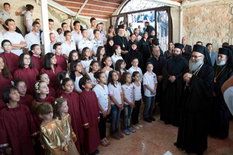 Patriarcha Antiochii Jan X w monasterze Sajdnaja