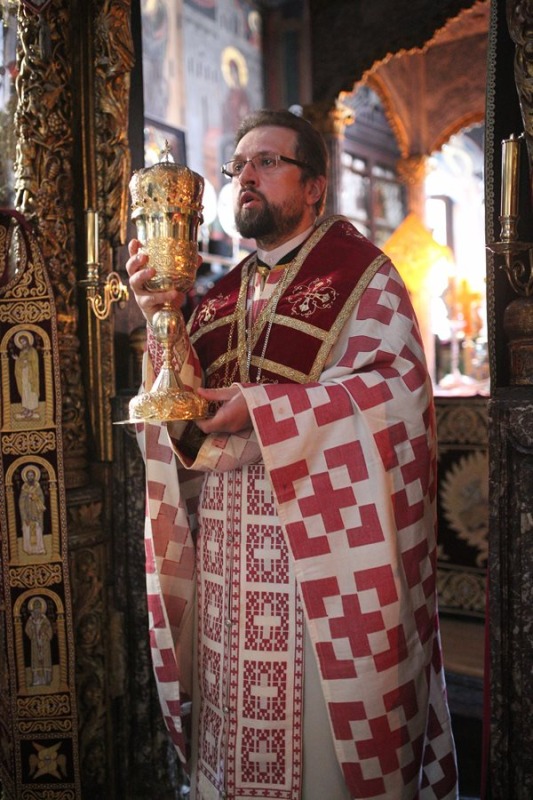 Liturgia w monasterze Watopedi