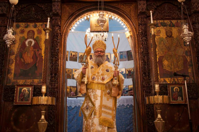 Patriarcha Antiochii Jan X w monasterze Sajdnaja