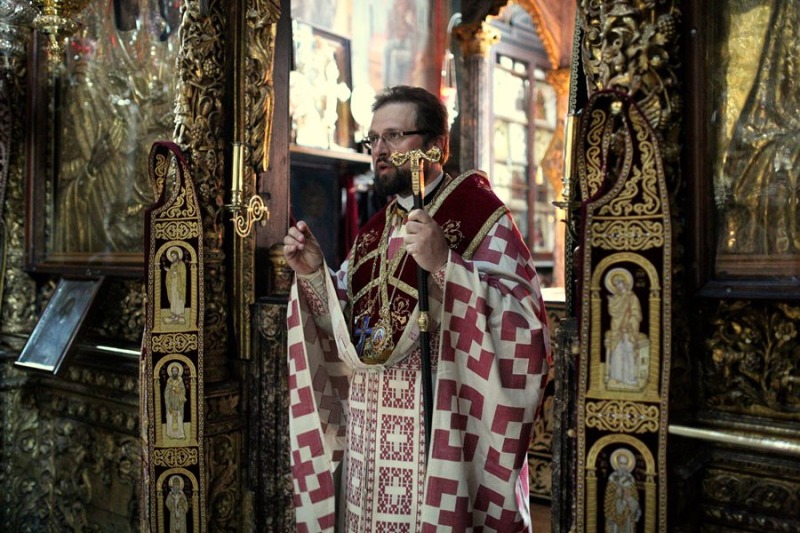 Liturgia w monasterze Watopedi