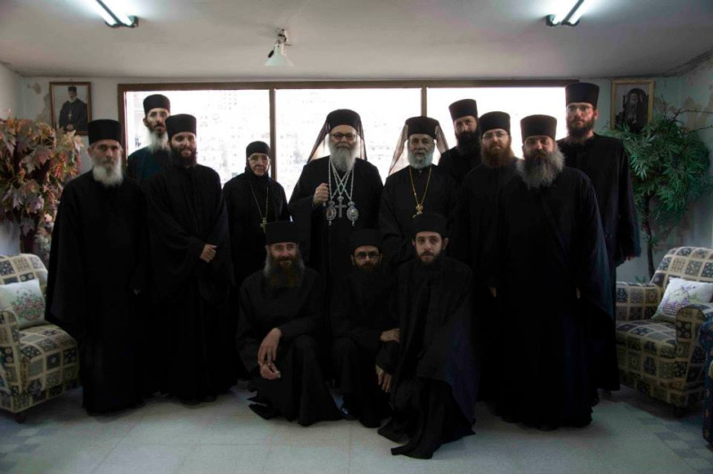 Patriarcha Antiochii Jan X w monasterze Sajdnaja