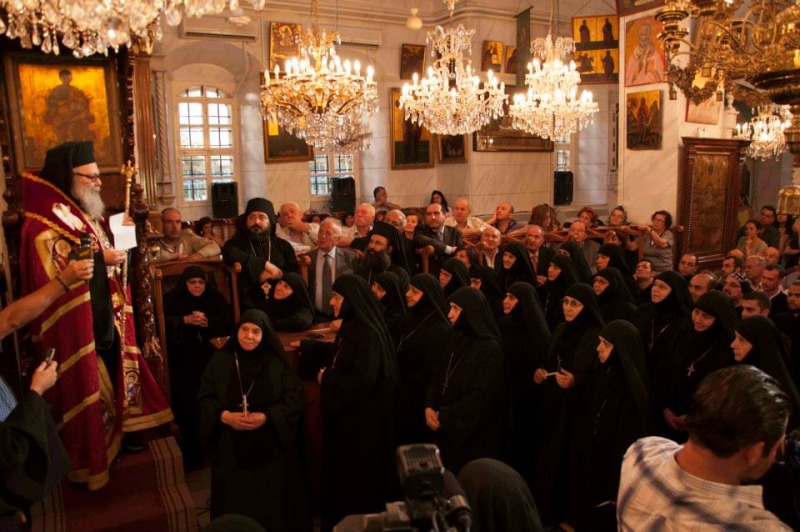 Patriarcha Antiochii Jan X w monasterze Sajdnaja