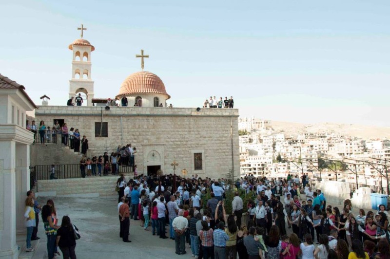 Patriarcha Antiochii Jan X w monasterze Sajdnaja