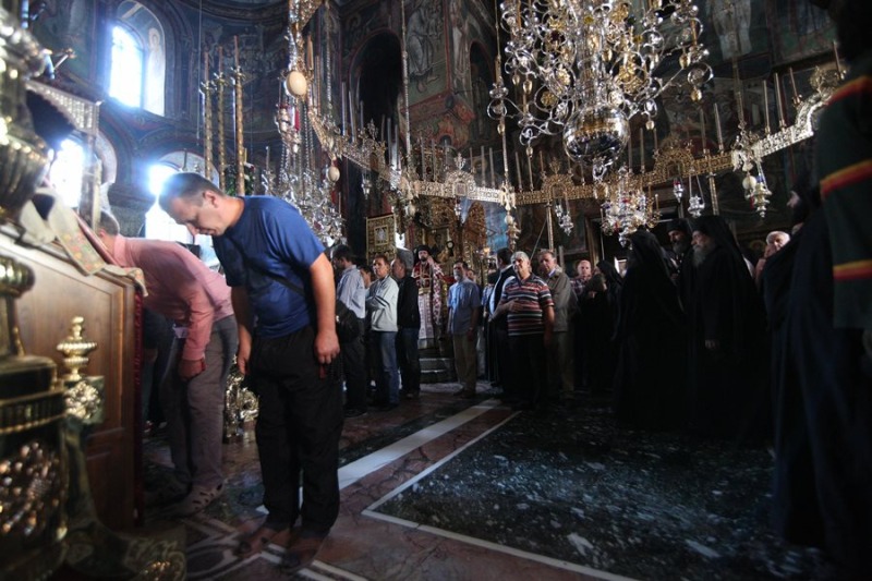 Liturgia w monasterze Watopedi