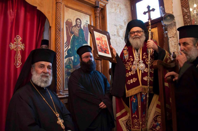 Patriarcha Antiochii Jan X w monasterze Sajdnaja