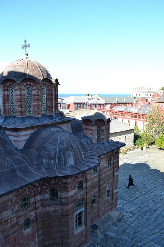 Liturgia w monasterze Watopedi