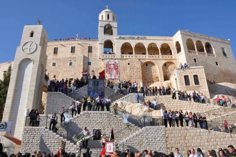 Patriarcha Antiochii Jan X w monasterze Sajdnaja