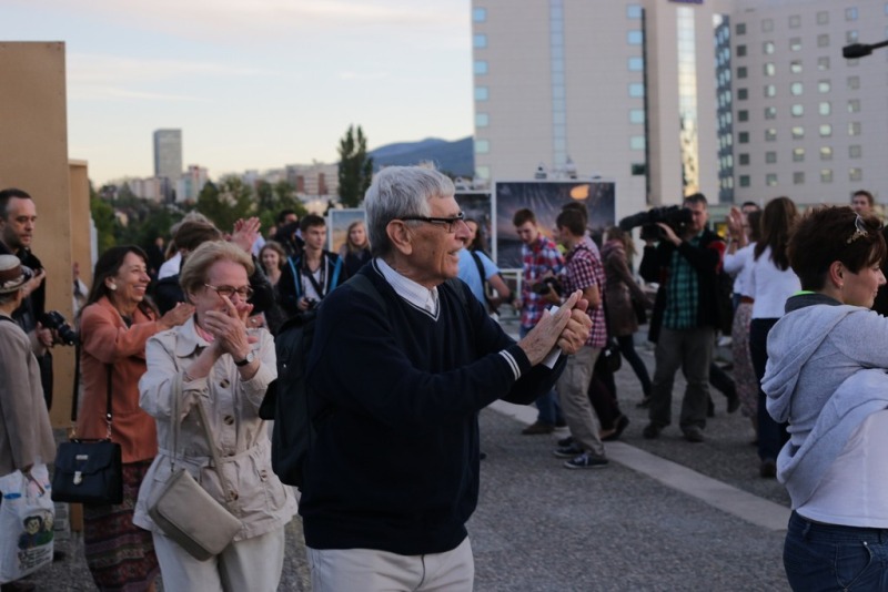 Polski flash mob na otwarciu wystawy w Bułgarii