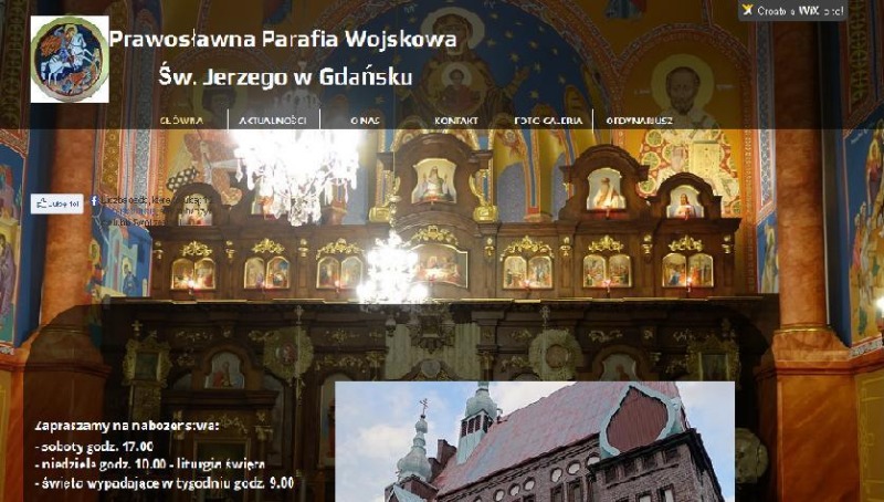 Nowa strona internetowa parafii wojskowej św. Jerzego w Gdańsku