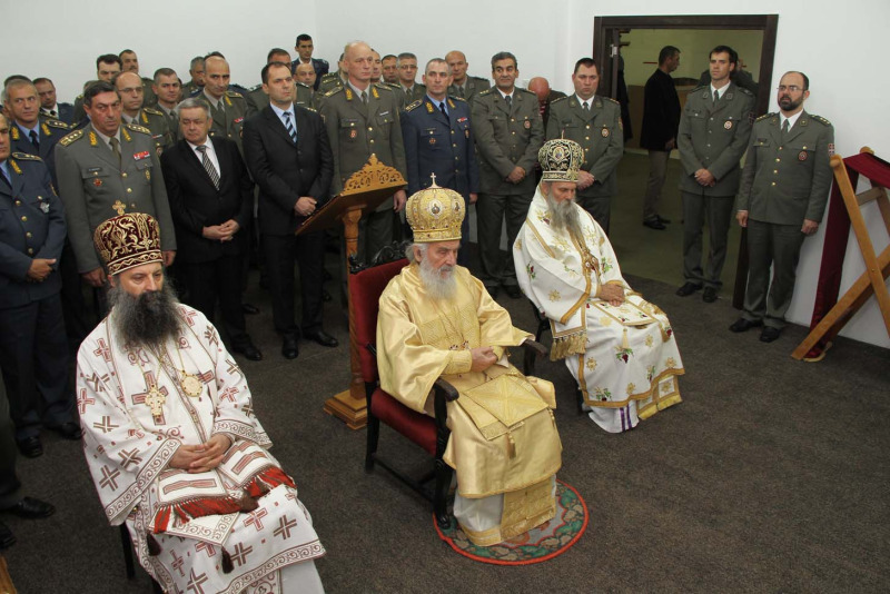 Poświęcono kaplicę sztabu generalnego Serbskiego Wojska