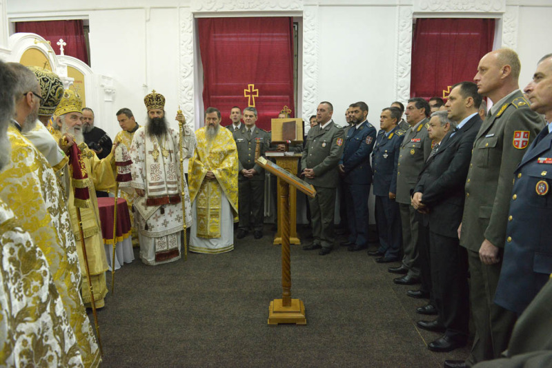 Poświęcono kaplicę sztabu generalnego Serbskiego Wojska