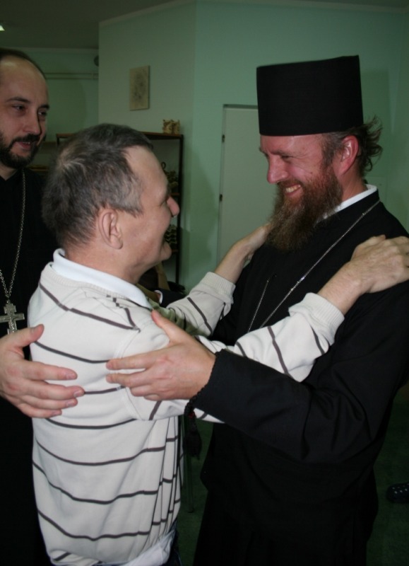 Wizyta biskupa Grzegorza w Domu Pomocy Społecznej w Białymstoku