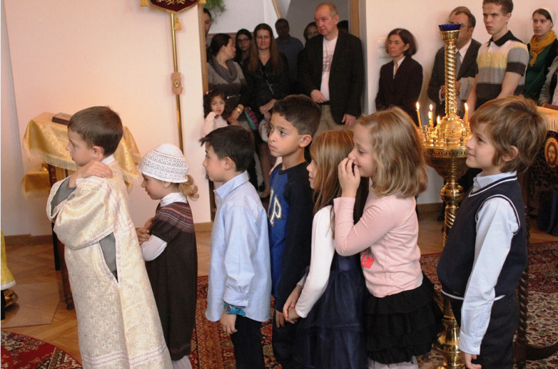 Liturgia po grecku w Warszawie