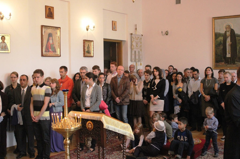 Liturgia po grecku w Warszawie