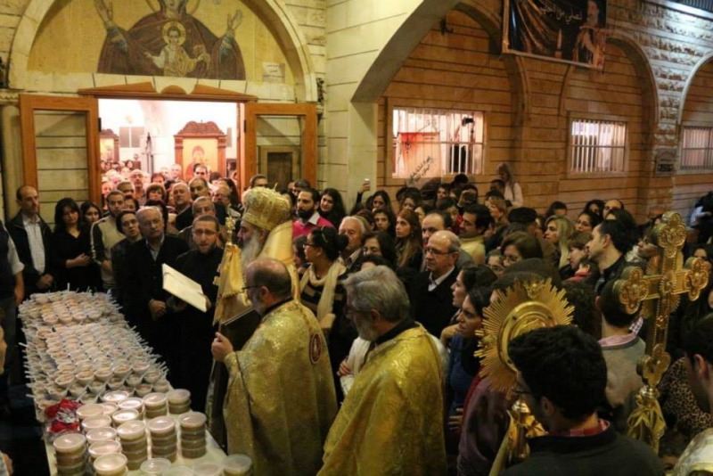 Obchody świętych Barbary i Jana Damasceńskiego w Tartus (Syria)