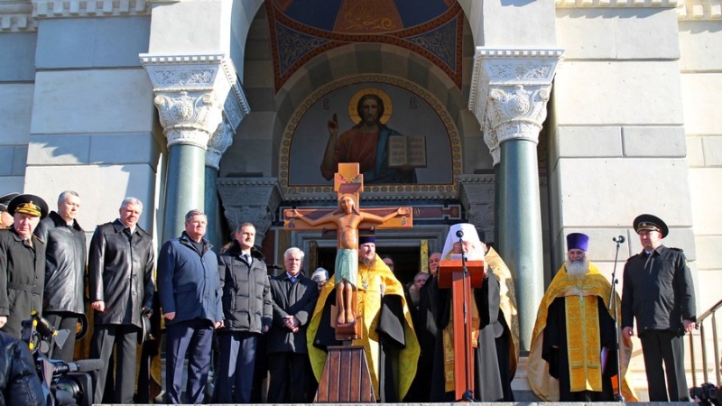 Uroczyste obchody święta apostoła Andrzeja w Sewastopolu