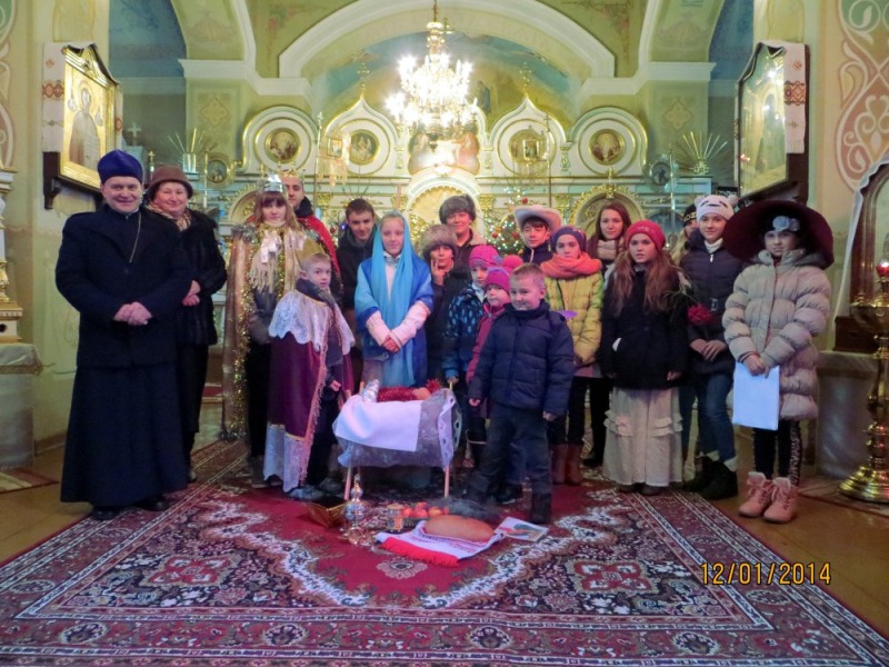 Bożonarodzeniowa choinka w Tarnogrodzie