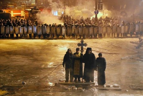 Kijów: modlitwa mnichów o pokój