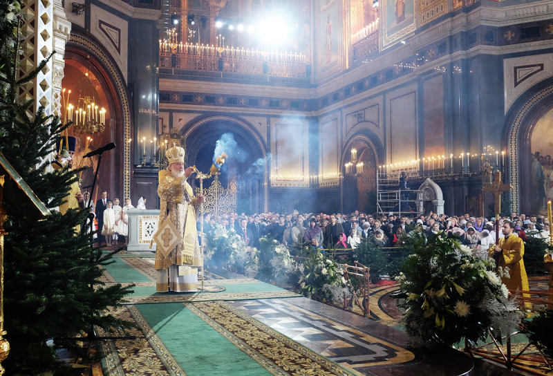 Moskwa: bożonarodzeniowe obchody w obecności relikwii darów Mędrców